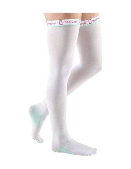 Mediven Thrombexin Media 21 Largo Blanco Talla M 1 Par