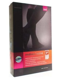Mediven Active Media Corta Clase 2 Negro Talla 3 1 Par