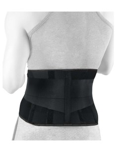 Intex Faja Elástica Lumbar Color Negra Talla M, 1 Ud