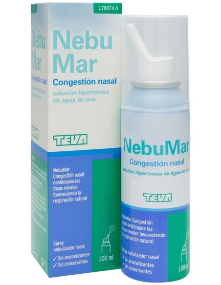 Nebumar Congestión Nasal Solución Salina 100Ml