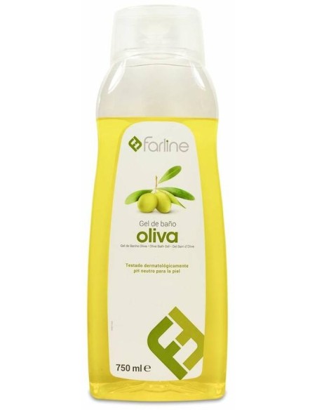 Farline Gel De Baño Aceite De Oliva, 750 Ml