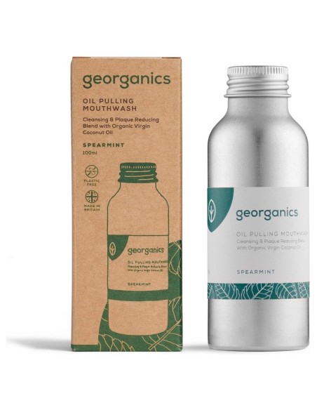 Georganics Oil Pulling Mouthwash Spearmint 100Ml