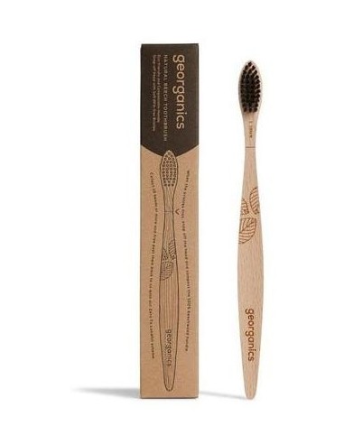 Georganics Beechwood Charcoal Toothbrush Soft 1Ud