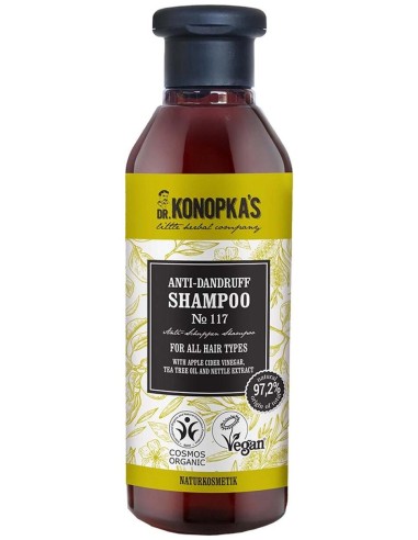 Champu Anticaspa Todo Tipo De Cabello 280Ml. Vegan