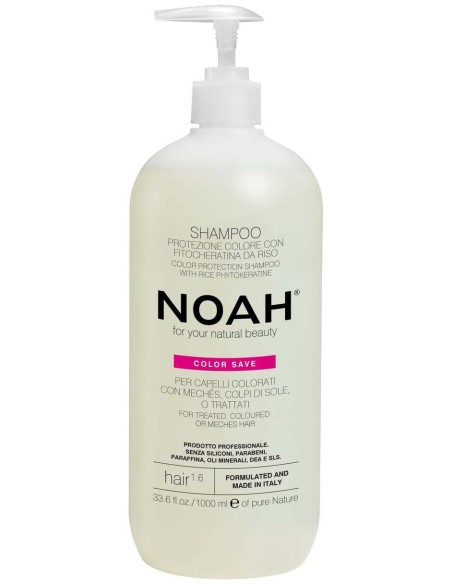 Noah Champú Protector Color Fitoqueratina Arroz Hair 1.6 1000Ml