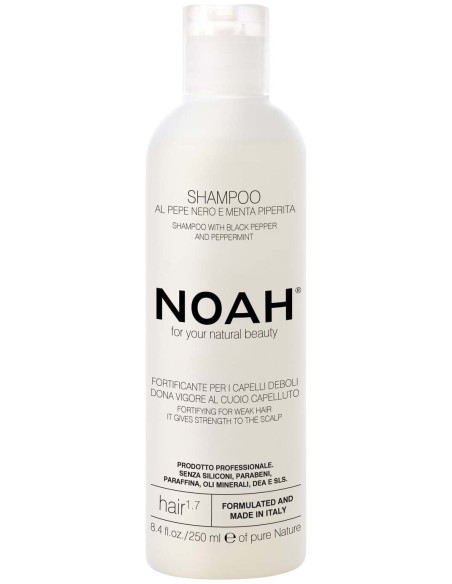 Noah Champú Con Pimienta Negra Y Menta Piperita Hair 1.7 250Ml