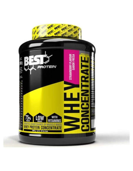Proteína De Suero Whey Concentrate Fresa 2Kg.