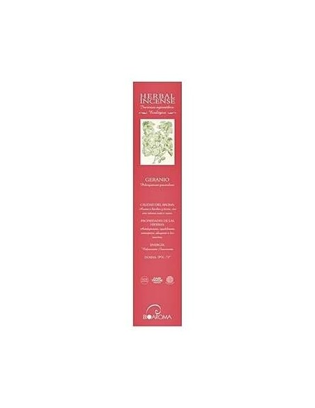 Herbal Incense Geranio Ayurveda 5Packsx12Uds.