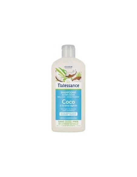 Natessance Capillaires Shampooing Usage Frquent Coco Kratine 250Ml