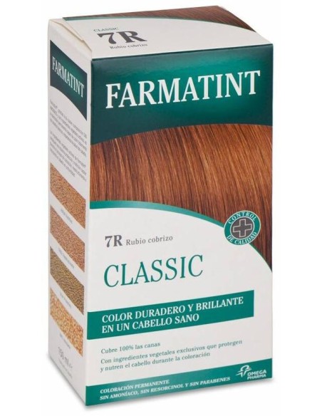 Farmatint Tinte Capilar 7R Rubio Cobrizo, 1 Ud