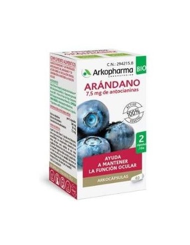 Arandanos 40Arkocapsulas. Bio