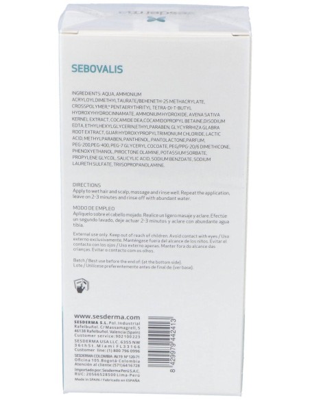 Sebovalis Champu Tratante 200Ml.