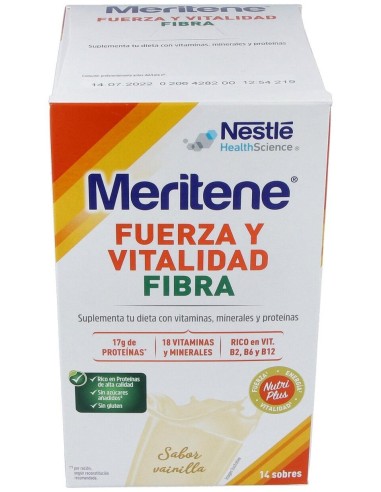 Meritene Fibra Vainilla 14Sbrs.
