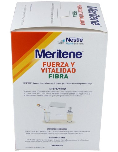 Meritene Fibra Vainilla 14Sbrs.