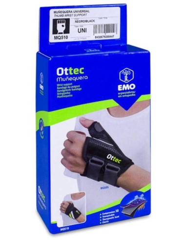 Emo Ottec Muñequera Envolvente Mq510, 1 Ud