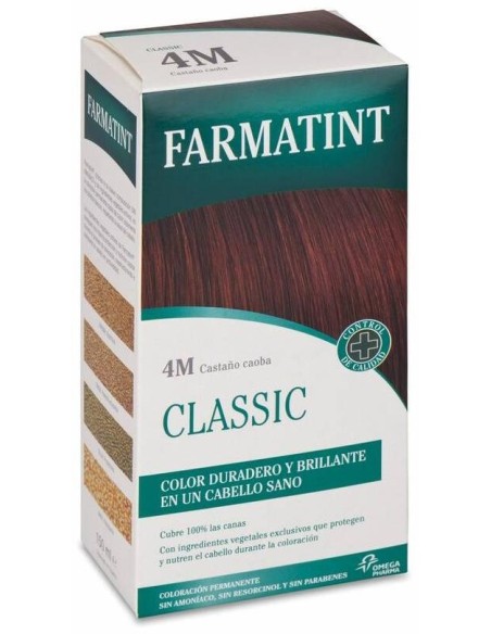 Farmatint Tinte Capilar 4M Castaño Caoba, 1 Ud