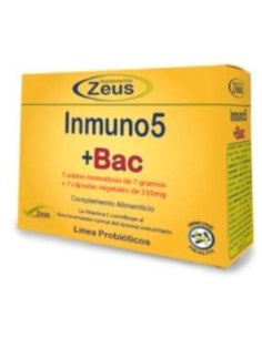 Suplementos Zeus Inmuno5 + Bac 7 Sobres + 7Caps 2