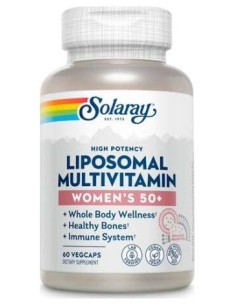 Solaray Liposomal Multivitamin Mujer +50 60Caps