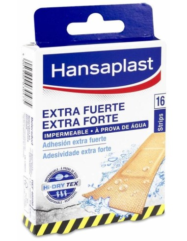 Hansaplast Extra Fuerte Apósitos Adhesivos 16 Tiras