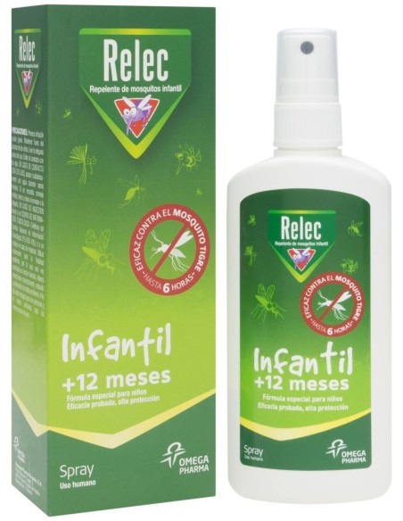 Relec Infantil +6 Meses Repelente 100Ml