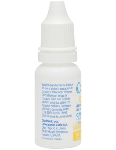 Optiben Ojos Irritados Estéril Sequedad Ocular Frasco 15Ml
