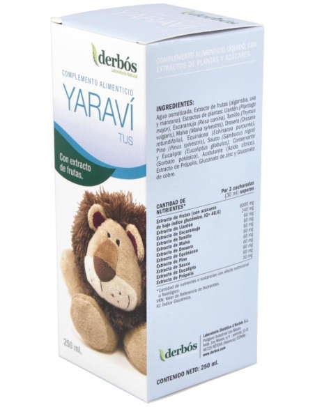 Yaravi Baby Tus Jarabe 250Ml.