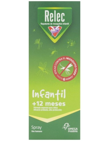 Relec Infantil +6 Meses Repelente 100Ml