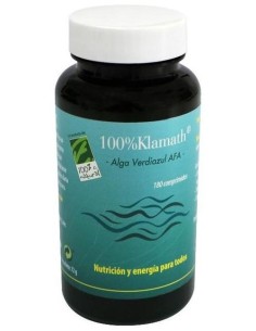 100% Natural Klamath Alga Verdiazul Afa 180Comp