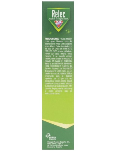 Relec Infantil +6 Meses Repelente 100Ml