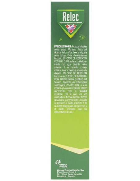 Relec Infantil +6 Meses Repelente 100Ml