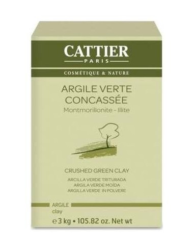 Cattier Argile Verte Concassee 3 Kg