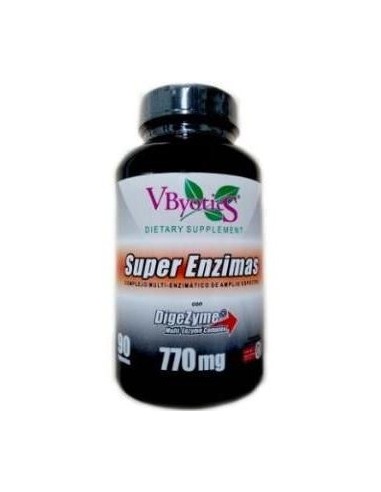 Vbyotics Super Enzimas Con Dygeszime 90Caps