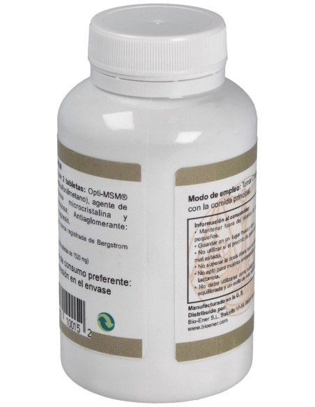 Ortocel Msm Organics 1000Mg 100Comp