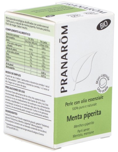 Menta Piperita Aceite Esencial En Perlas 60Perlas