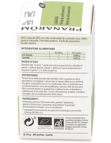 Lavanda Aceite Esencial En Perlas 60Perlas