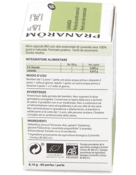 Lavanda Aceite Esencial En Perlas 60Perlas