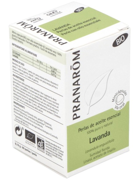 Lavanda Aceite Esencial En Perlas 60Perlas