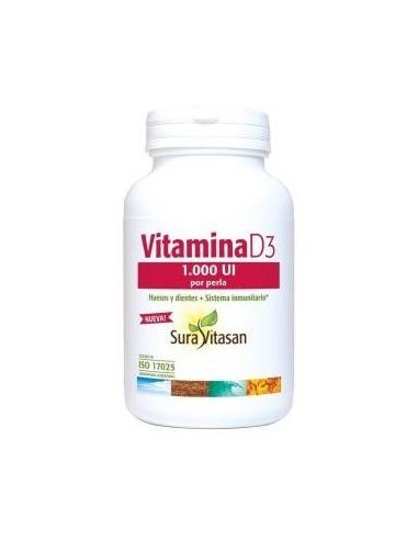 Sura Vitasan Vitamina D3 1.000Ui 60 Perlas