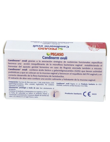 Candinorm Ovulos Vaginales 10Unid.