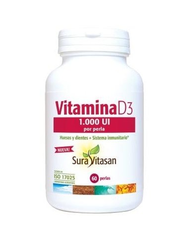 Sura Vitasan Vitamina D3 1.000Ui 120 Perlas