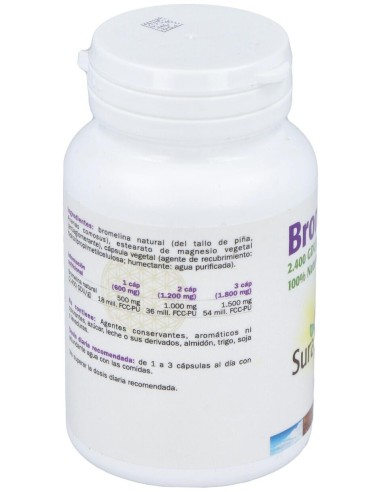 Sura Vitasan Bromelina 2.400 500Mg 30 Cápsulas
