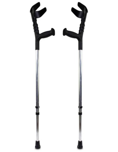 Corysan Bastón Aluminio Birregulable 125 Kg, 1 Par