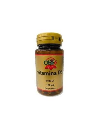 Obire Vitamina D3 100Mcg 4000 Ui 50Caps