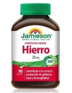 Hierro Complejo Suave 28Mg. 90Cap.