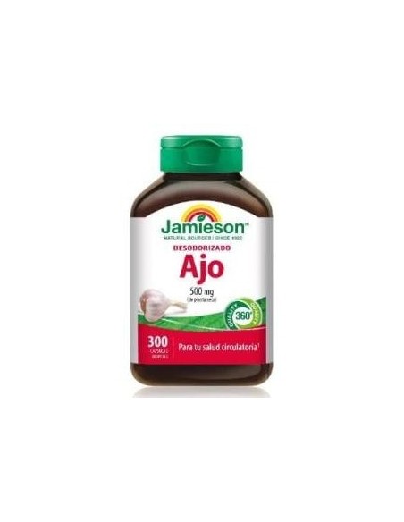 Ajo Desodorizado 500Mg. 300Cap.