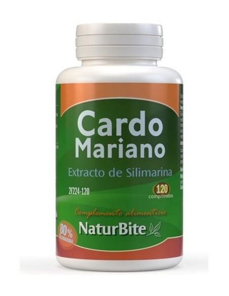 Naturbite Cardo Mariano Extracto Silimarina 120Caps