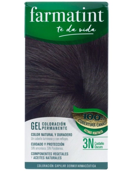 Farmatint Tinte Capilar 3N Castaño Oscuro, 1 Ud