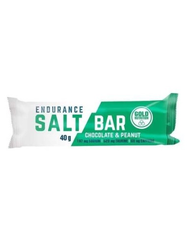 Gold Nutrition Endurance Salt Bar Choco Y Peanut 40G