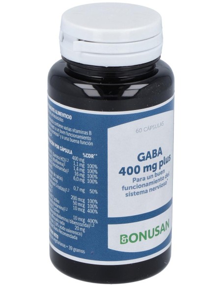Gaba Plus 400Mg. 60Cap.