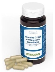 Bonusan Vitamina C 500 Complejo Ascorbatos 90Caps